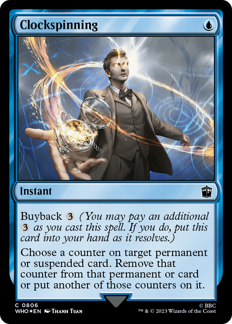 Clockspinning (Surge Foil) [Doctor Who] | The CG Realm