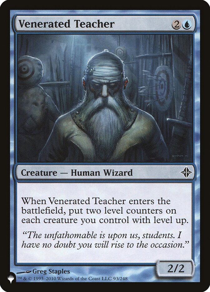 Venerated Teacher [The List] | The CG Realm