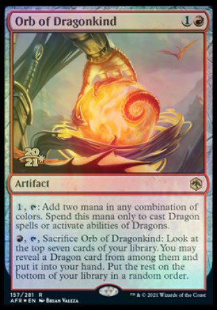 Orb of Dragonkind [Dungeons & Dragons: Adventures in the Forgotten Realms Prerelease Promos] | The CG Realm