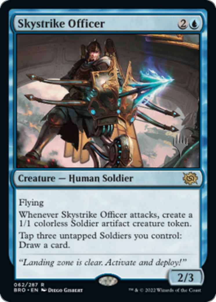 Skystrike Officer (Promo Pack) [The Brothers' War Promos] | The CG Realm