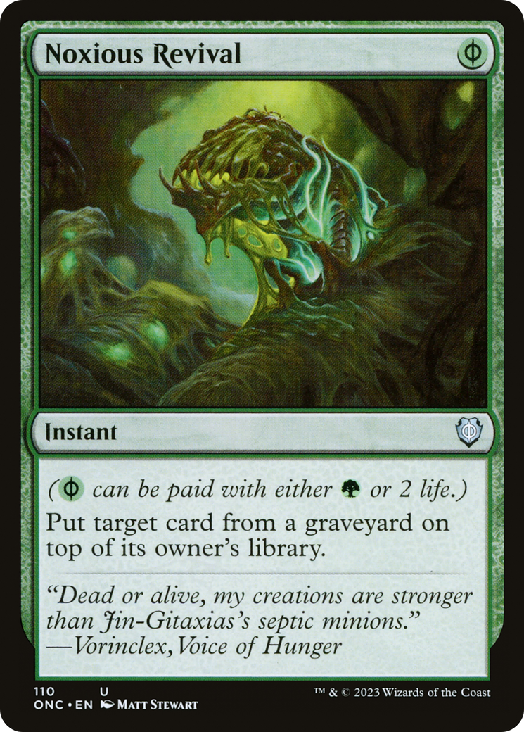 Noxious Revival [Phyrexia: All Will Be One Commander] | The CG Realm