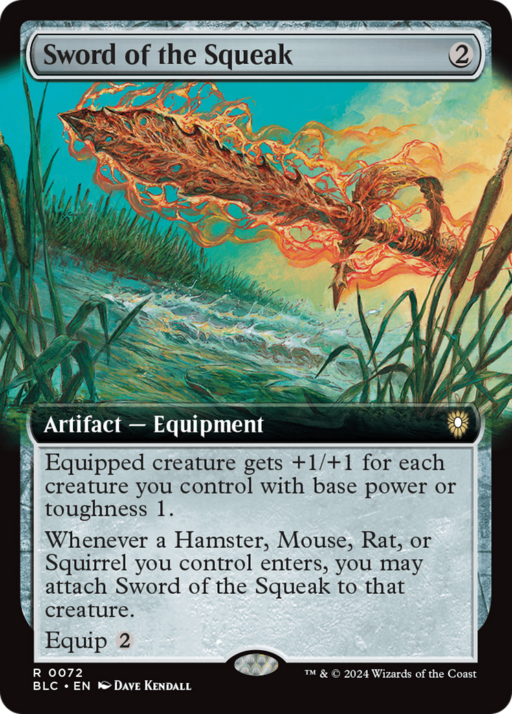 Sword of the Squeak (Extended Art) [Bloomburrow Commander] | The CG Realm