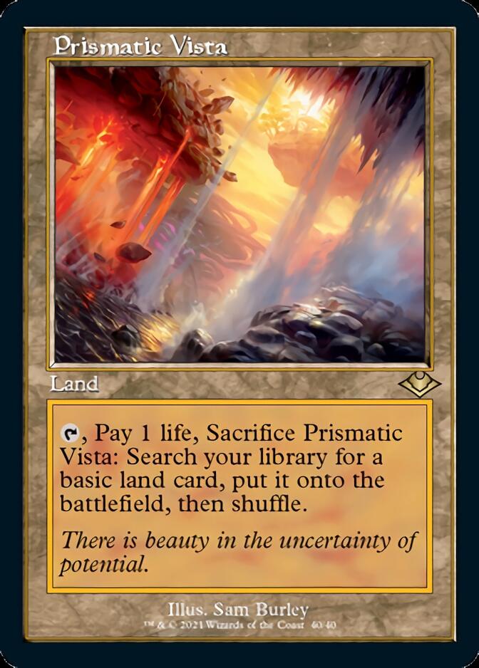 Prismatic Vista (Retro Foil Etched) [Modern Horizons] | The CG Realm