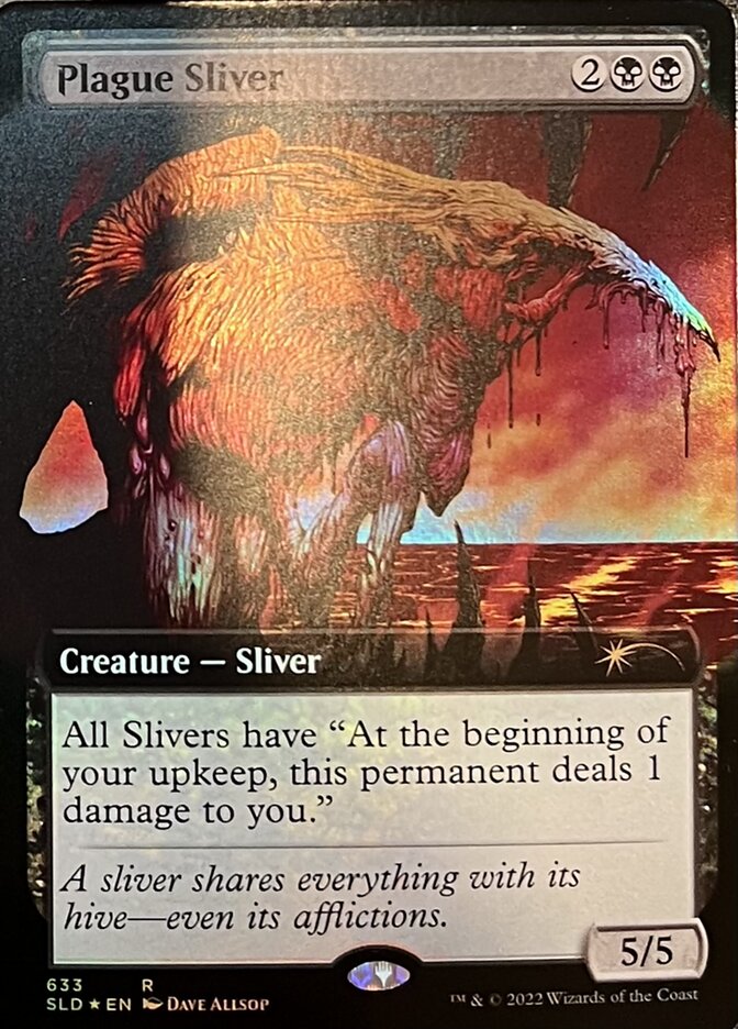 Plague Sliver (Extended Art) [Secret Lair Drop Promos] | The CG Realm