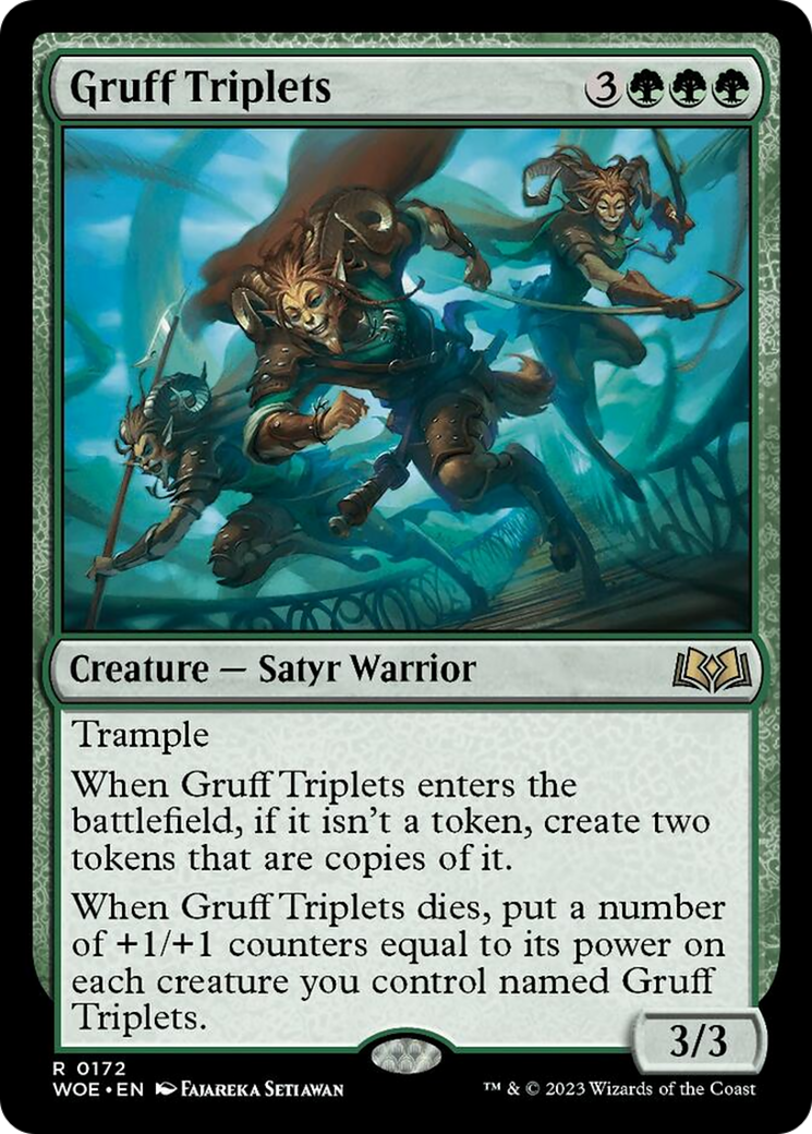 Gruff Triplets [Wilds of Eldraine] | The CG Realm