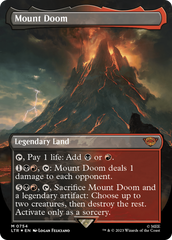 Mount Doom (Borderless) (Surge Foil) [The Lord of the Rings: Tales of Middle-Earth] | The CG Realm