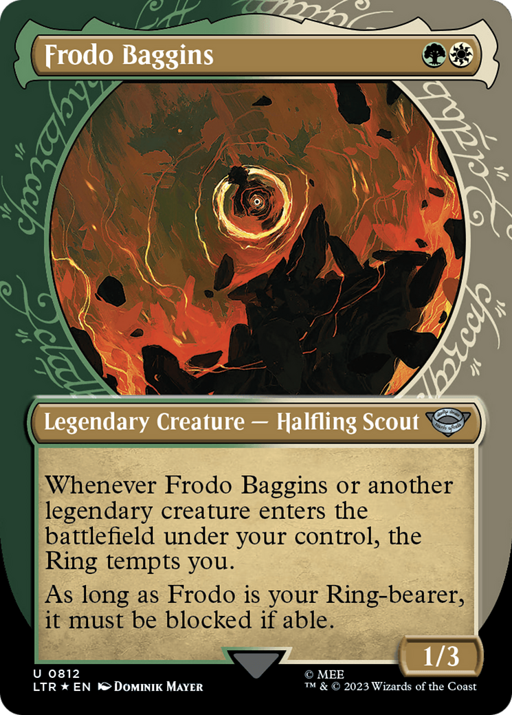 Frodo Baggins (Showcase) (Surge Foil) [The Lord of the Rings: Tales of Middle-Earth] | The CG Realm