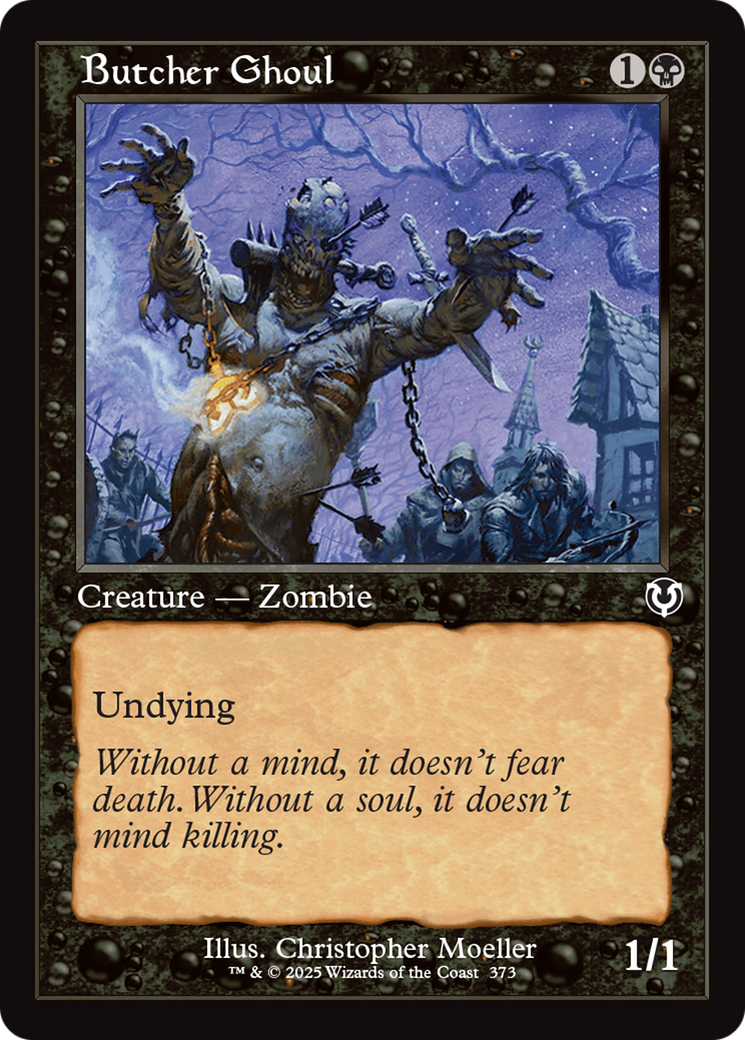 Butcher Ghoul (Retro Frame) [Innistrad Remastered] | The CG Realm