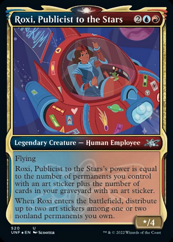 Roxi, Publicist to the Stars (Showcase) (Galaxy Foil) [Unfinity] | The CG Realm