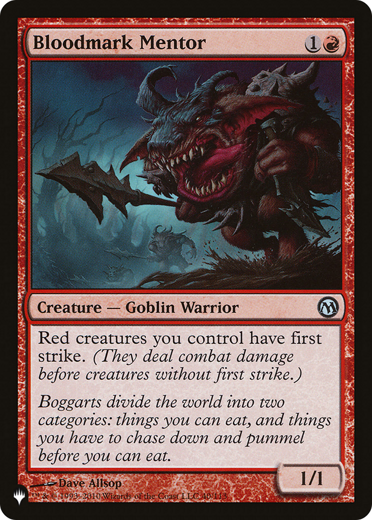 Bloodmark Mentor [The List Reprints] | The CG Realm