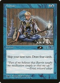 Meditate (Oversized) [Oversize Cards] | The CG Realm