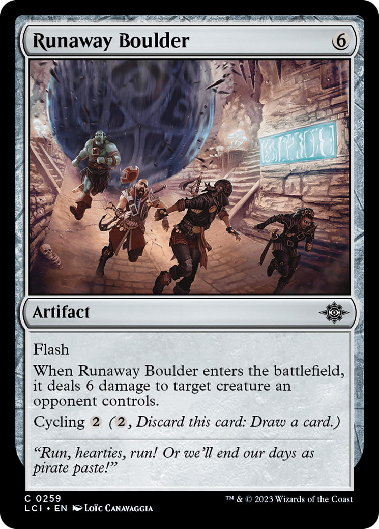 Runaway Boulder [The Lost Caverns of Ixalan] | The CG Realm