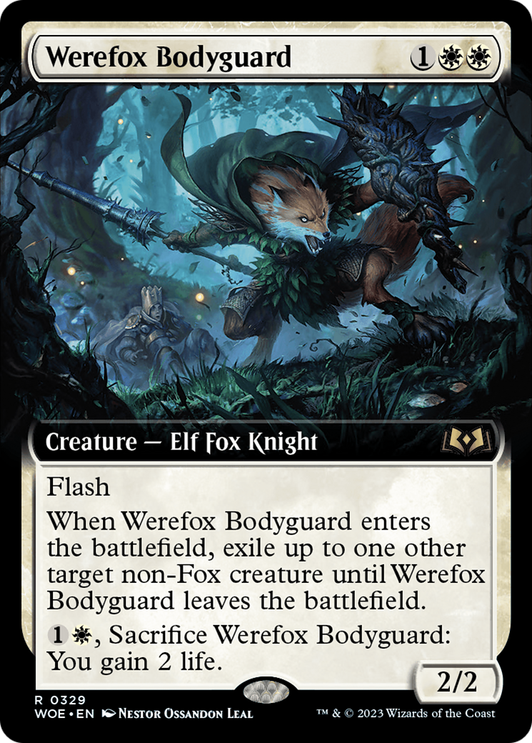 Werefox Bodyguard (Extended Art) [Wilds of Eldraine] | The CG Realm