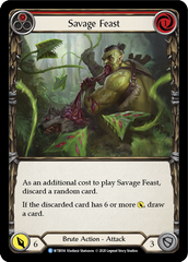 Savage Feast (Red) [U-WTR014] (Welcome to Rathe Unlimited)  Unlimited Rainbow Foil | The CG Realm