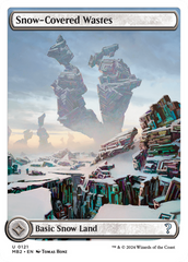 Snow-Covered Wastes (White Border) [Mystery Booster 2] | The CG Realm