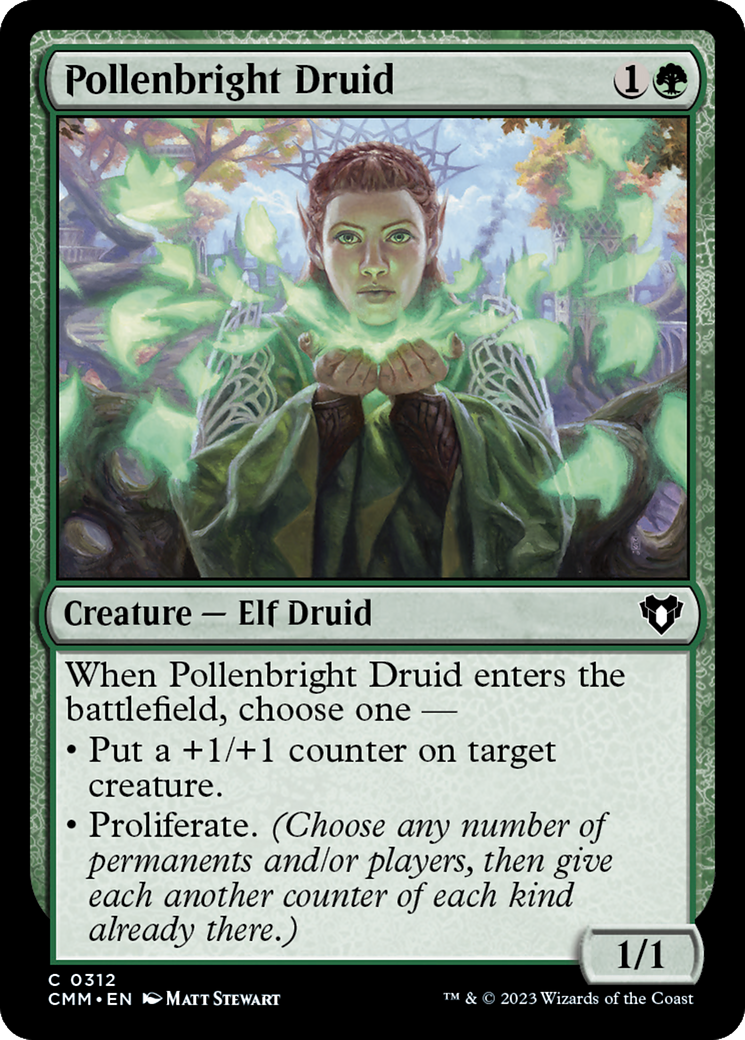 Pollenbright Druid [Commander Masters] | The CG Realm