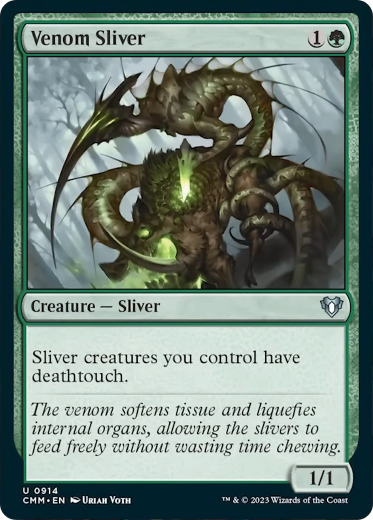 Venom Sliver [Commander Masters] | The CG Realm