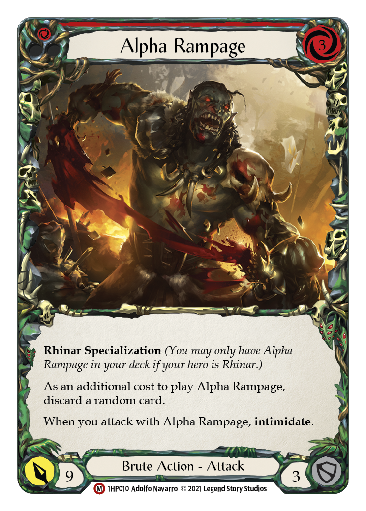 Alpha Rampage [1HP010] (History Pack 1) | The CG Realm