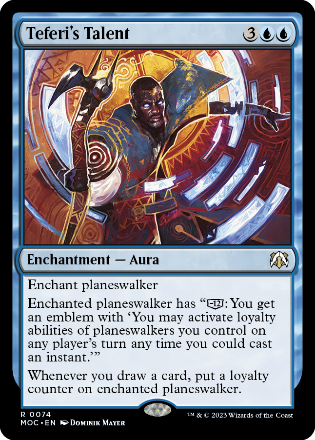 Teferi's Talent [March of the Machine Commander] | The CG Realm