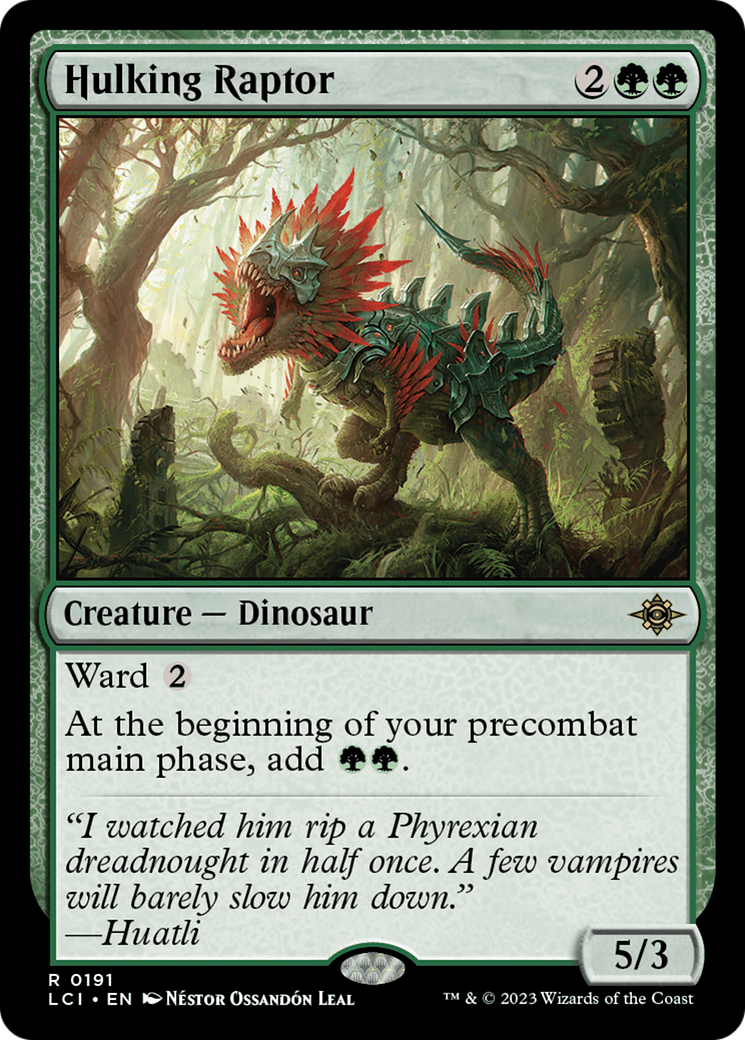 Hulking Raptor [The Lost Caverns of Ixalan] | The CG Realm