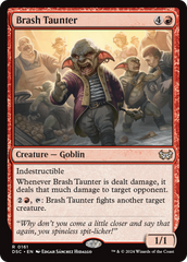 Brash Taunter [Duskmourn: House of Horror Commander] | The CG Realm