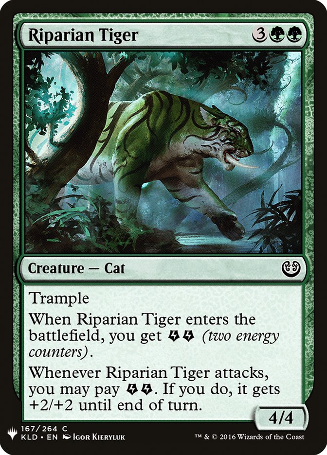 Riparian Tiger [Mystery Booster] | The CG Realm