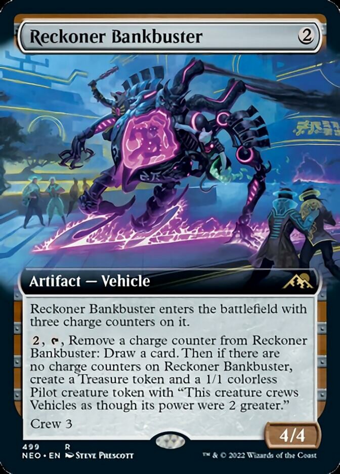 Reckoner Bankbuster (Extended Art) [Kamigawa: Neon Dynasty] | The CG Realm