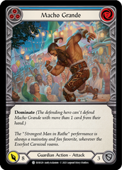 Macho Grande (Blue) [EVR029] (Everfest)  1st Edition Rainbow Foil | The CG Realm