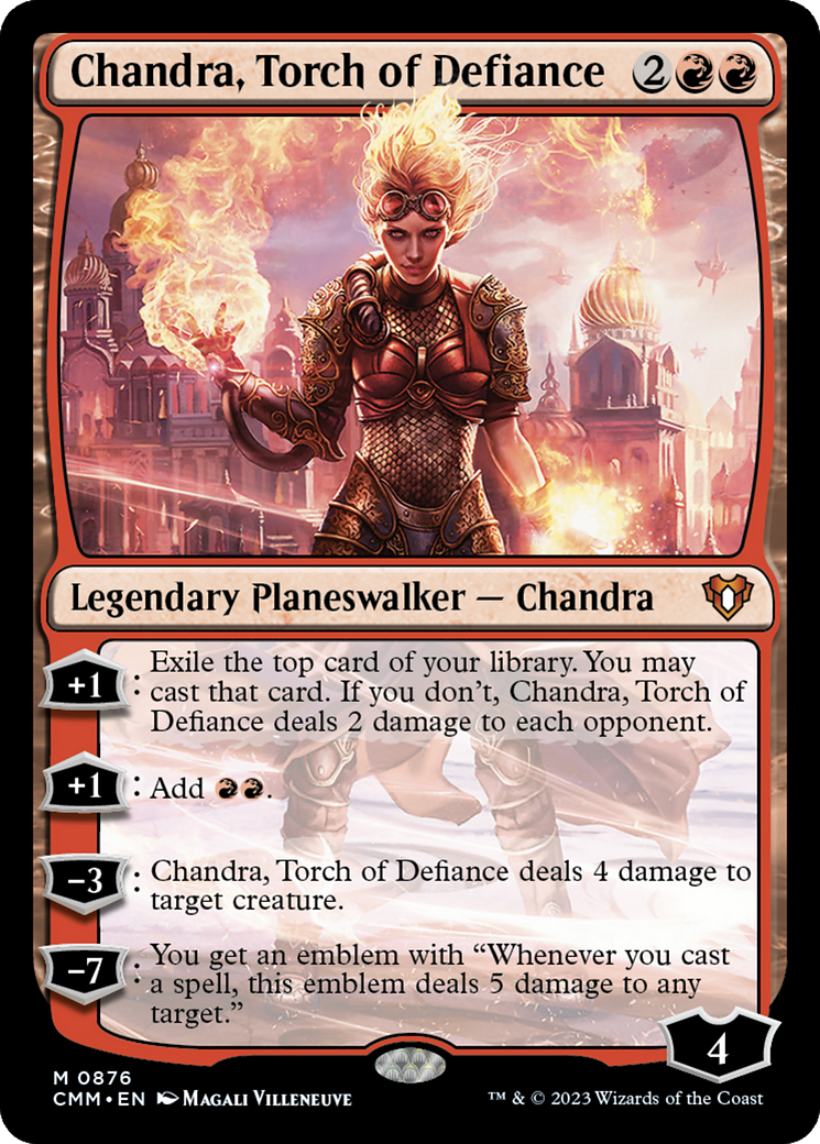 Chandra, Torch of Defiance [Commander Masters] | The CG Realm