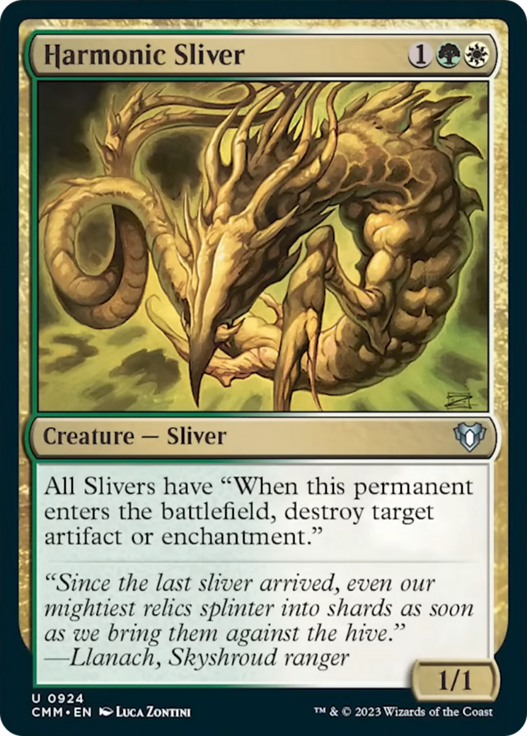 Harmonic Sliver [Commander Masters] | The CG Realm