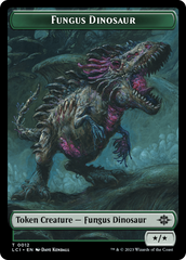 Fungus Dinosaur // Dinosaur (0001) Double-Sided Token [The Lost Caverns of Ixalan Tokens] | The CG Realm