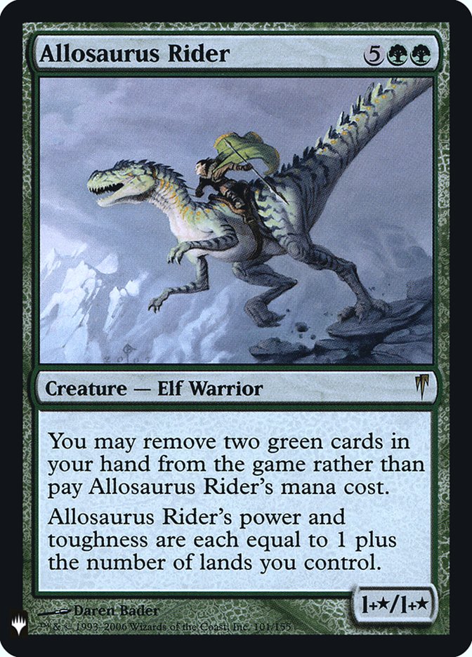 Allosaurus Rider [Mystery Booster] | The CG Realm