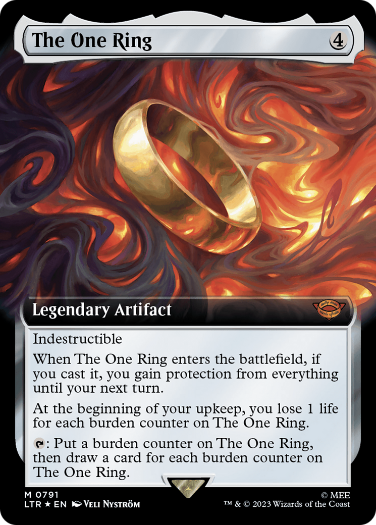 The One Ring (Extended Art) (Surge Foil) [The Lord of the Rings: Tales of Middle-Earth] | The CG Realm