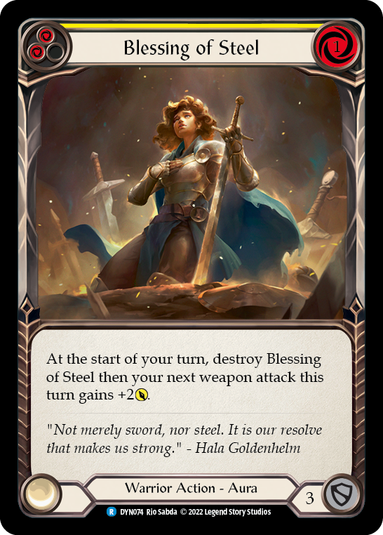 Blessing of Steel (Yellow) [DYN074] (Dynasty) | The CG Realm