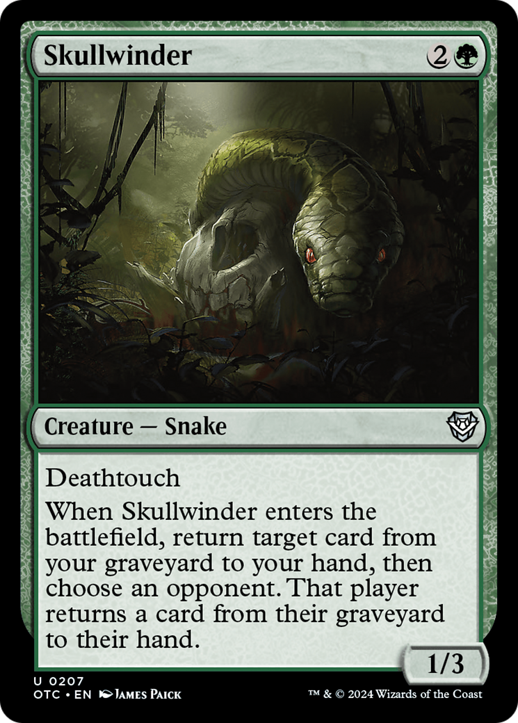 Skullwinder [Outlaws of Thunder Junction Commander] | The CG Realm