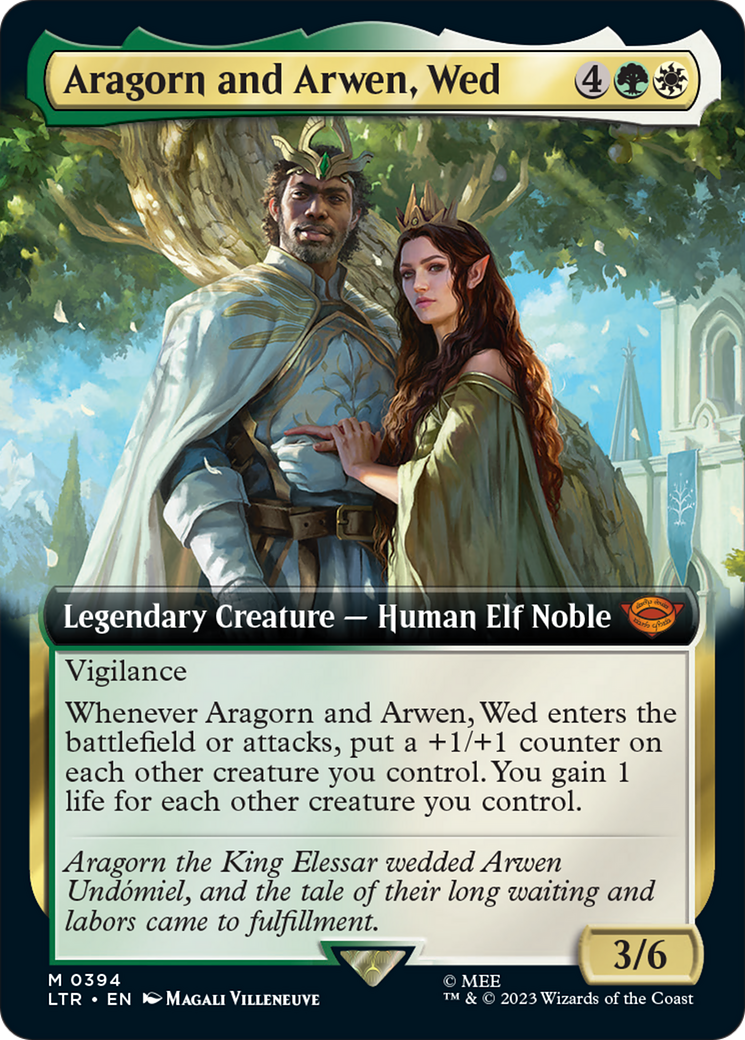 Aragorn and Arwen, Wed (Extended Art) [The Lord of the Rings: Tales of Middle-Earth] | The CG Realm