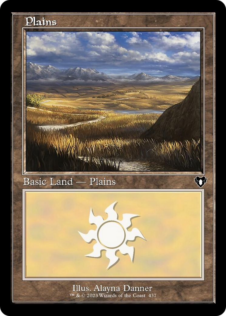 Plains (437) (Retro) [Commander Masters] | The CG Realm