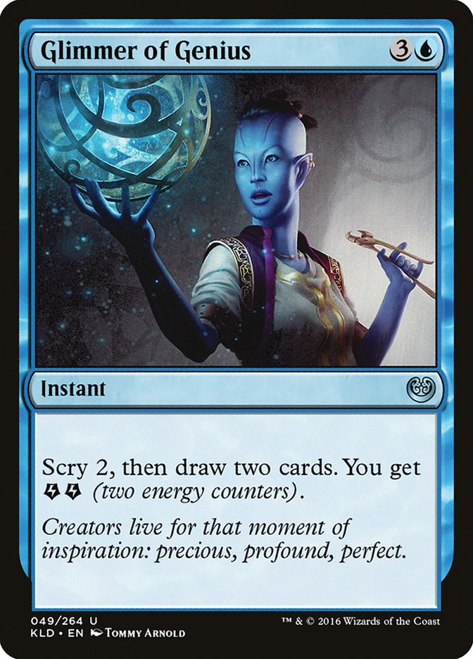 Glimmer of Genius [Kaladesh] | The CG Realm