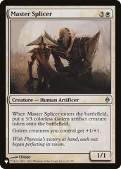 Master Splicer [The List Reprints] | The CG Realm