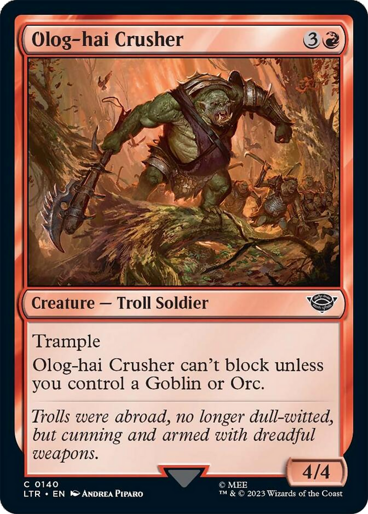 Olog-hai Crusher [The Lord of the Rings: Tales of Middle-Earth] | The CG Realm