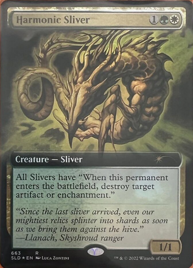 Harmonic Sliver (Extended Art) [Secret Lair Drop Promos] | The CG Realm