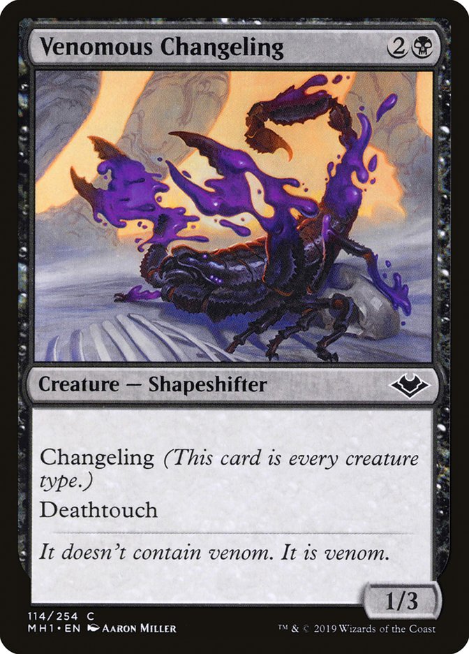 Venomous Changeling [Modern Horizons] | The CG Realm