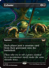 Exhume (Borderless) [Duskmourn: House of Horror Commander] | The CG Realm
