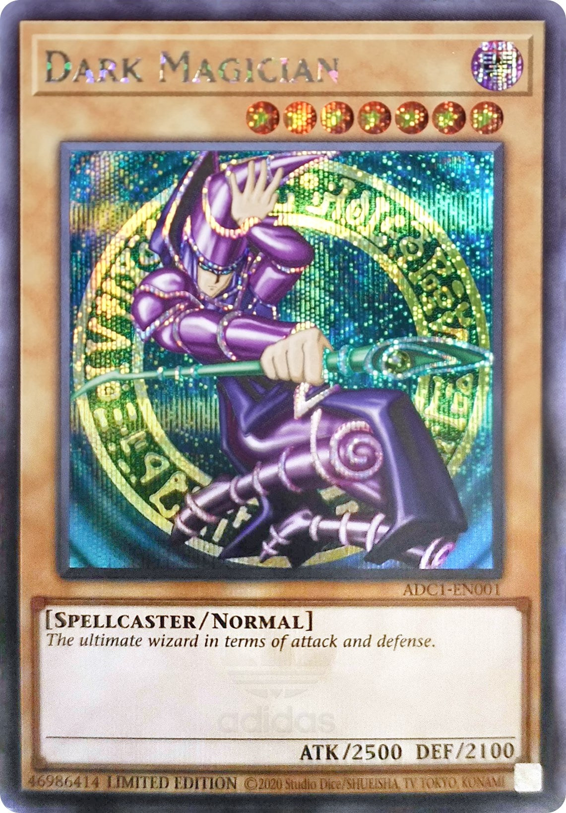 Dark Magician (Adidas Exclusive) [ADC1-EN001] Prismatic Secret Rare | The CG Realm