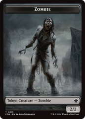 Faerie // Zombie Double-Sided Token [Foundations Tokens] | The CG Realm