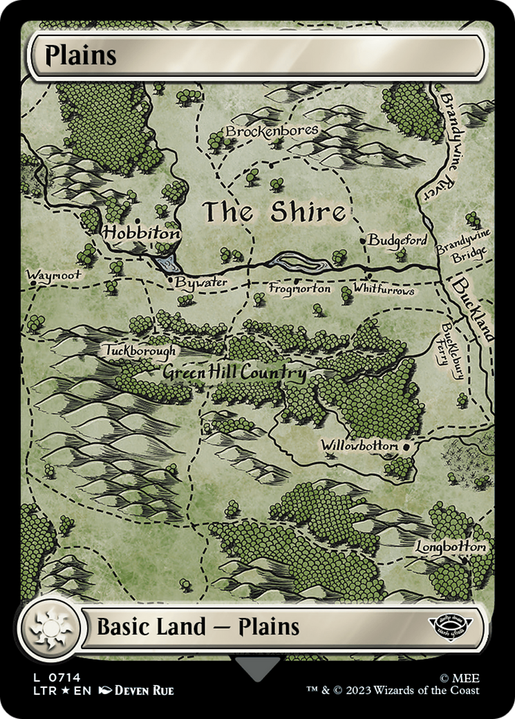 Plains (0714) (Surge Foil) [The Lord of the Rings: Tales of Middle-Earth] | The CG Realm