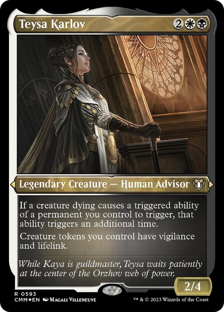 Teysa Karlov (Foil Etched) [Commander Masters] | The CG Realm