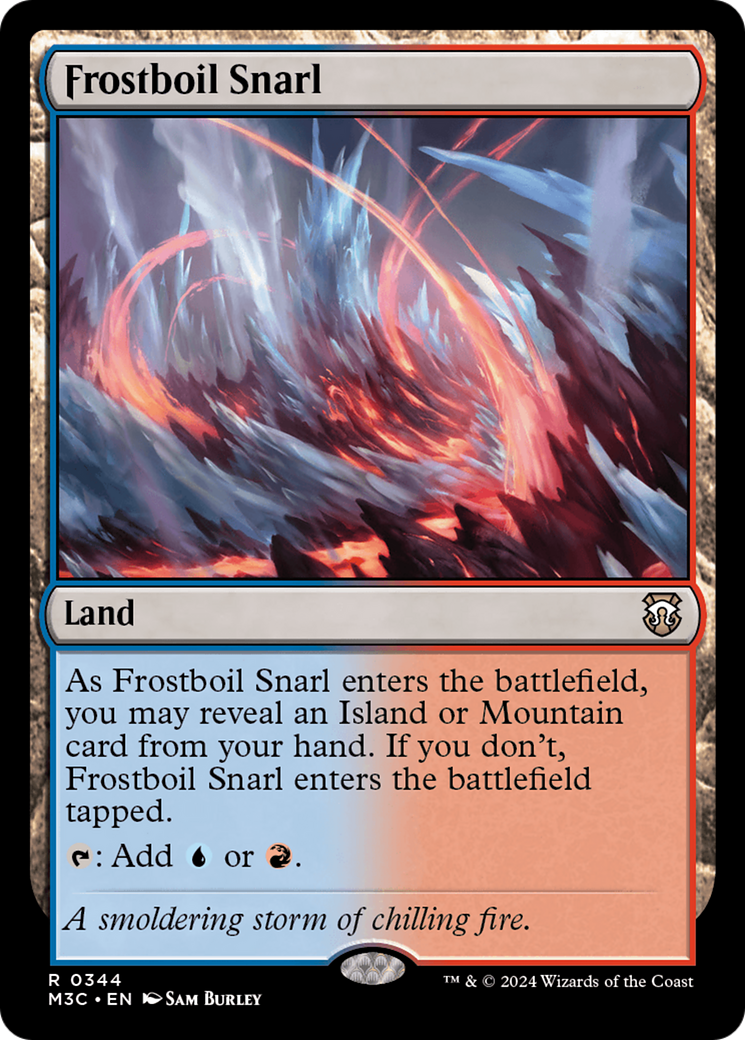 Frostboil Snarl (Ripple Foil) [Modern Horizons 3 Commander] | The CG Realm