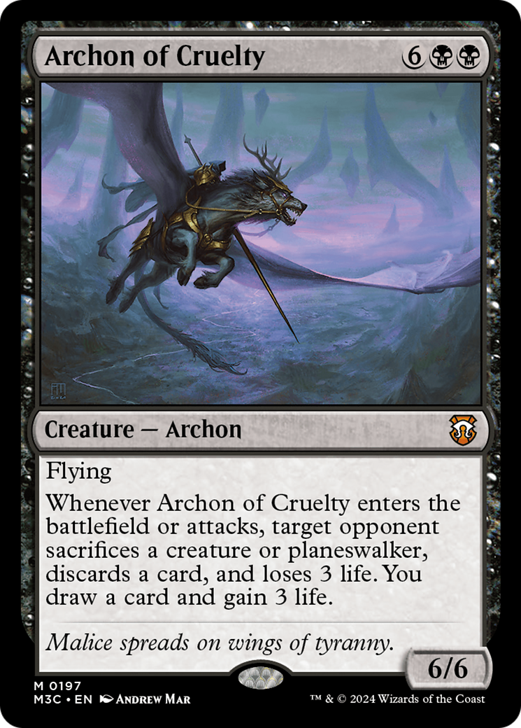 Archon of Cruelty [Modern Horizons 3 Commander] | The CG Realm