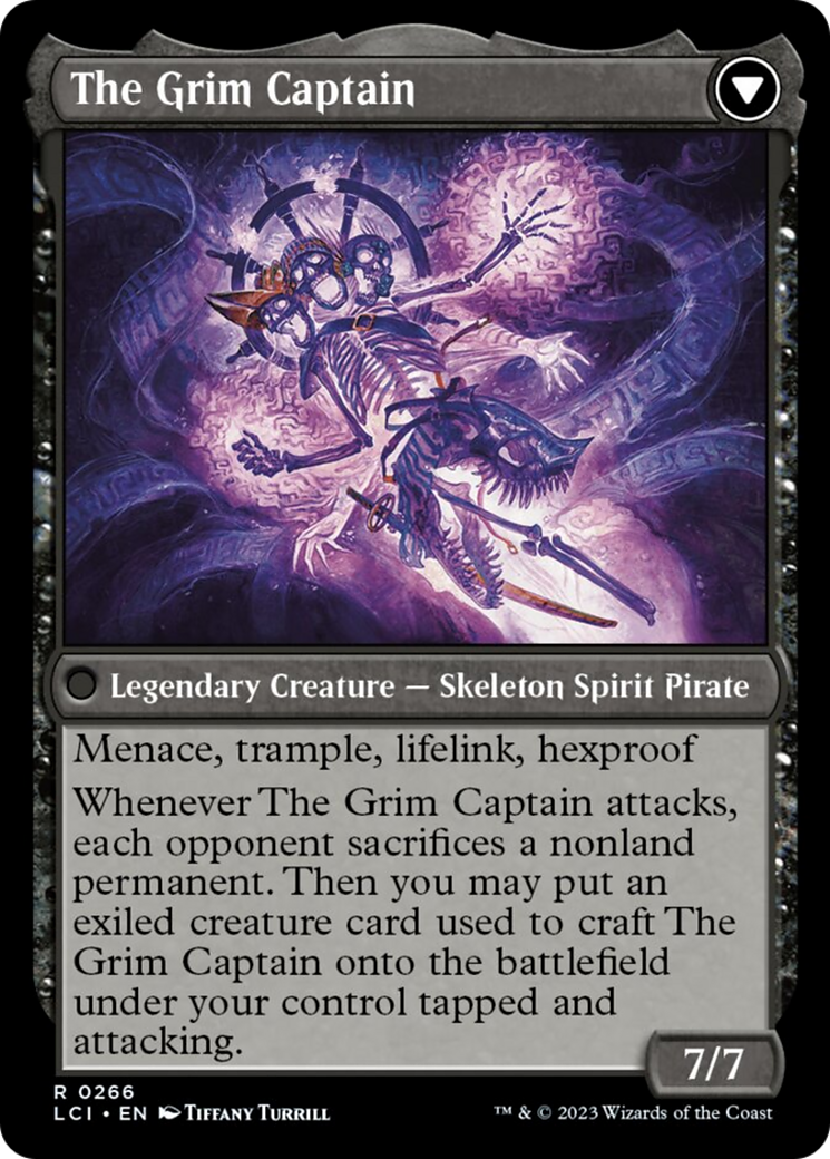 Throne of the Grim Captain // The Grim Captain [The Lost Caverns of Ixalan] | The CG Realm